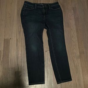 Loft curved skinny jeans